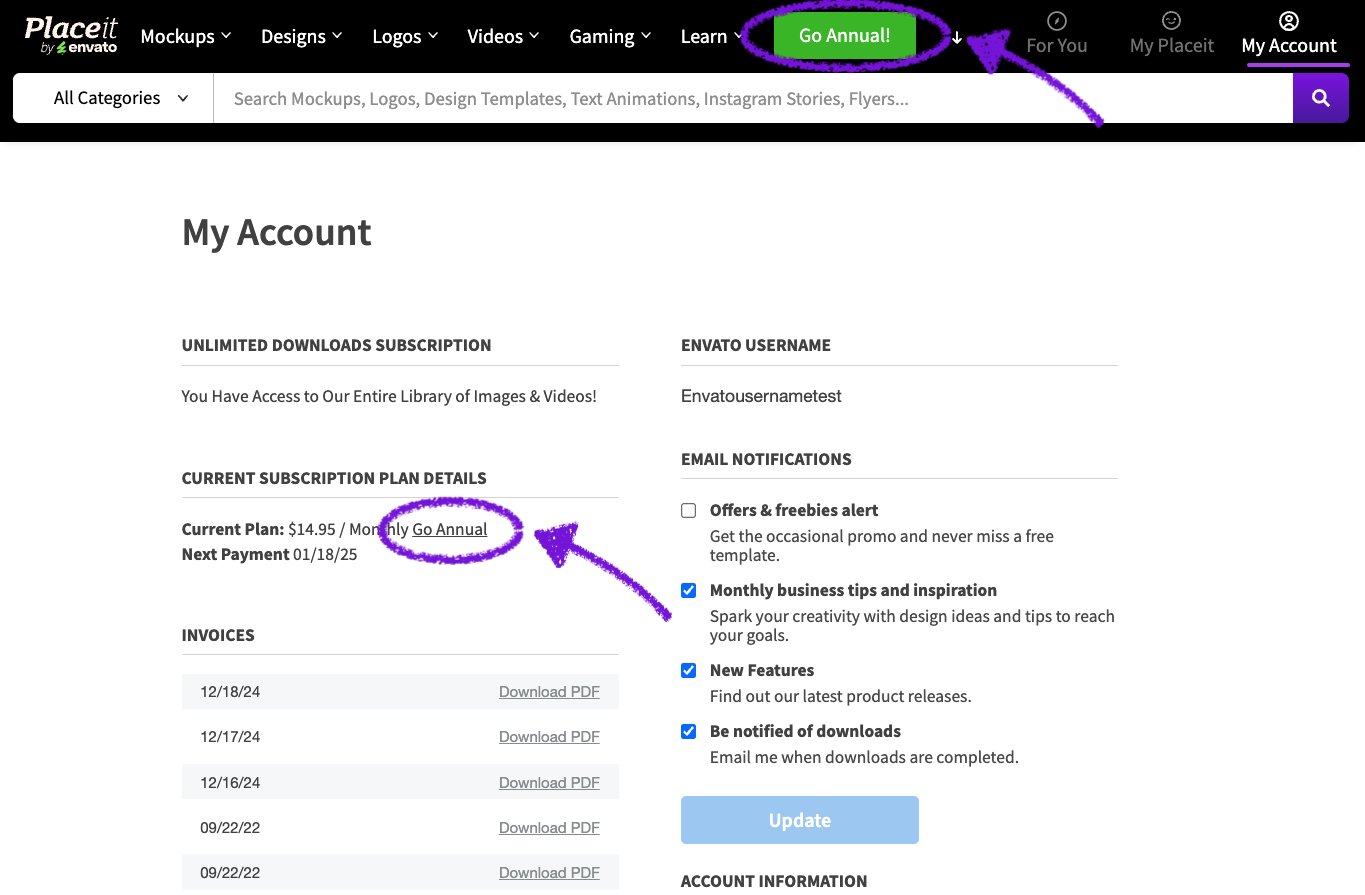 2 Click on the “Go Annual” button or select the “Go Annual” link - markup.png